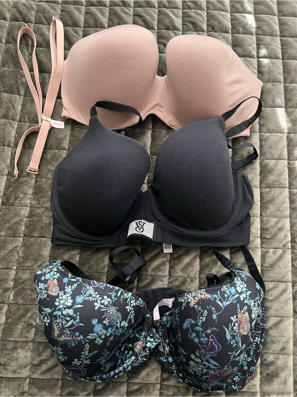 3 Victoria's Secret Bras